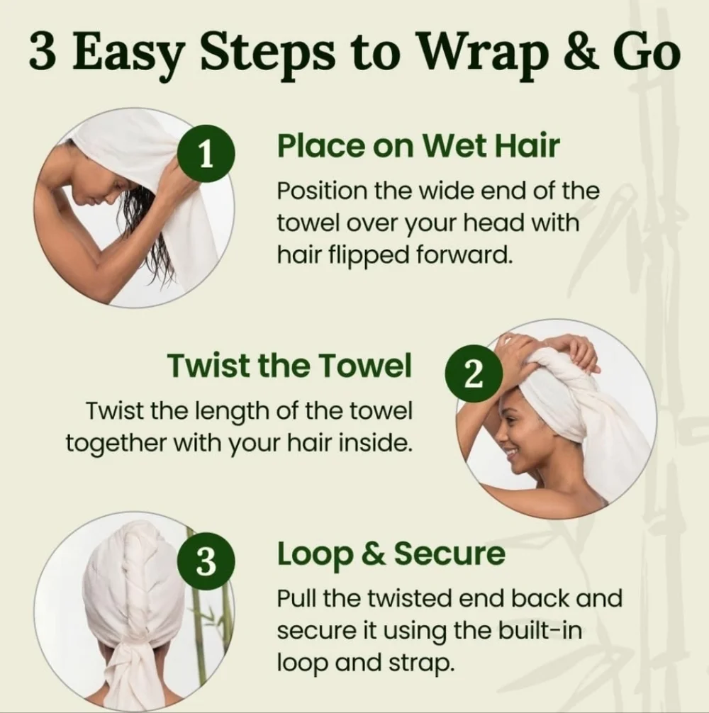 Hair Towel Wrap for Women
